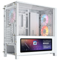 Corsair FRAME 4000D LCD RS ARGB Premium Mid-Tower PC Case - White