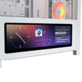 Corsair FRAME 4000D LCD RS ARGB Premium Mid-Tower PC Case - White
