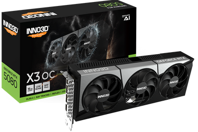 Inno3D GeForce RTX 5080 X3 Gaming OC 16GB GDDR7 PCI-Express Graphics Card
