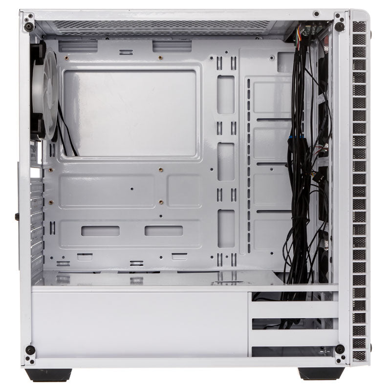 Kolink Observatory Midi Tower RGB Gaming Case - White Tempered Glass Window
