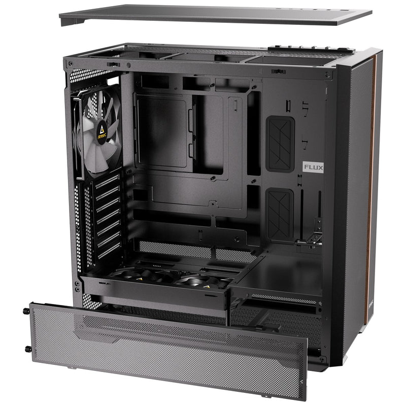 Antec Flux Rear High Airflow ATX Mid Tower Case - Black