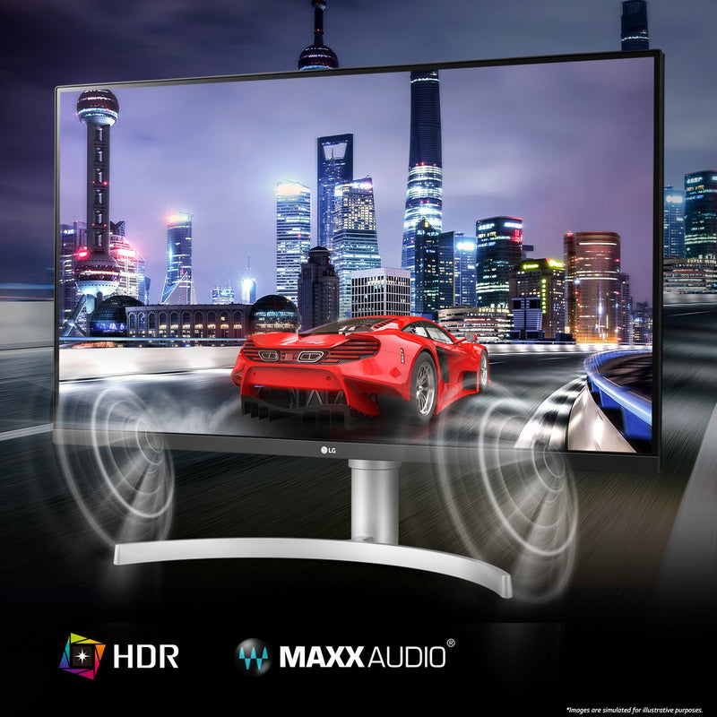 LG 32" 32UN650K-W 3840x2160 IPS 60Hz FreeSync HDR Gaming Monitor - White