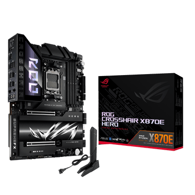 Asus ROG Crosshair X870E Hero (Socket AM5) DDR5 ATX Motherboard