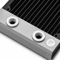 EK Water Blocks EK-Quantum Torque Surface Port Adapter - Satin Titanium