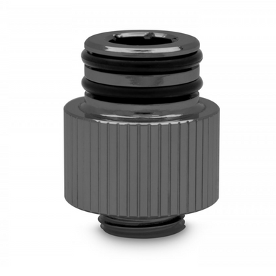 EK Water Blocks EK-Quantum Torque Push-In Adapter M 14mm Fitting - Black Nickel