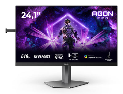 AOC Agon Pro 24" AG246FK6 1920x1080 TN 610Hz esports 400cd/m2 HDR400 0.5ms Adaptive Sync HDMI 2.1 Widescreen Gaming Monitor