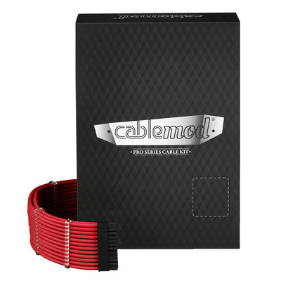 CableMod PRO ModMesh C-Series AXi, HXi & RM Cable Kit - Red (Yellow Label)
