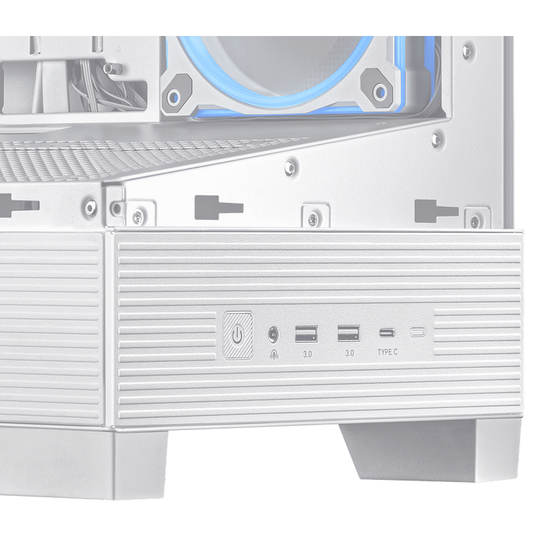 Asus A31 PLUS TG ARGB Mid Tower Case - White