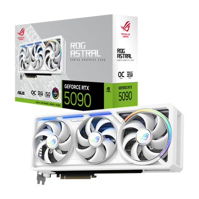 Asus GeForce RTX 5090 ROG Astral OC White 32GB GDDR7 PCI-Express Graphics Card