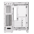 Corsair 2500D AIRFLOW Micro ATX Dual Chamber PC Case – White CC-9011264-WW