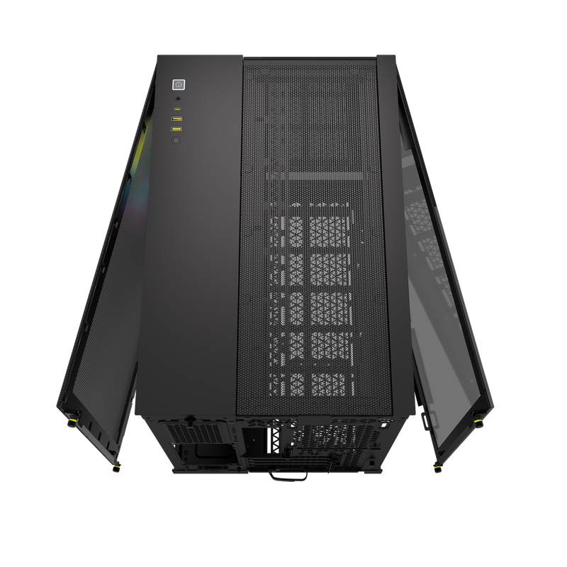 Corsair iCUE LINK 2500X RGB Micro ATX Dual Chamber PC Case - Black CC-9011267-WW