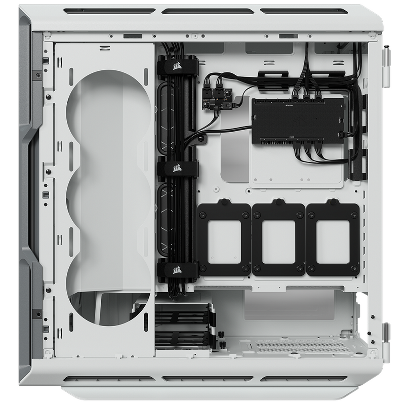 Corsair iCUE 5000T RGB Tempered Glass Mid-Tower Smart Case White (CC-9011231-WW)