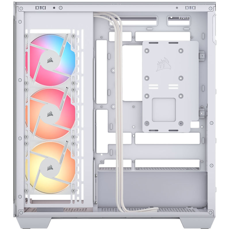 CORSAIR 3500X RS-R ARGB Tempered Glass Mid-Tower PC Case, White