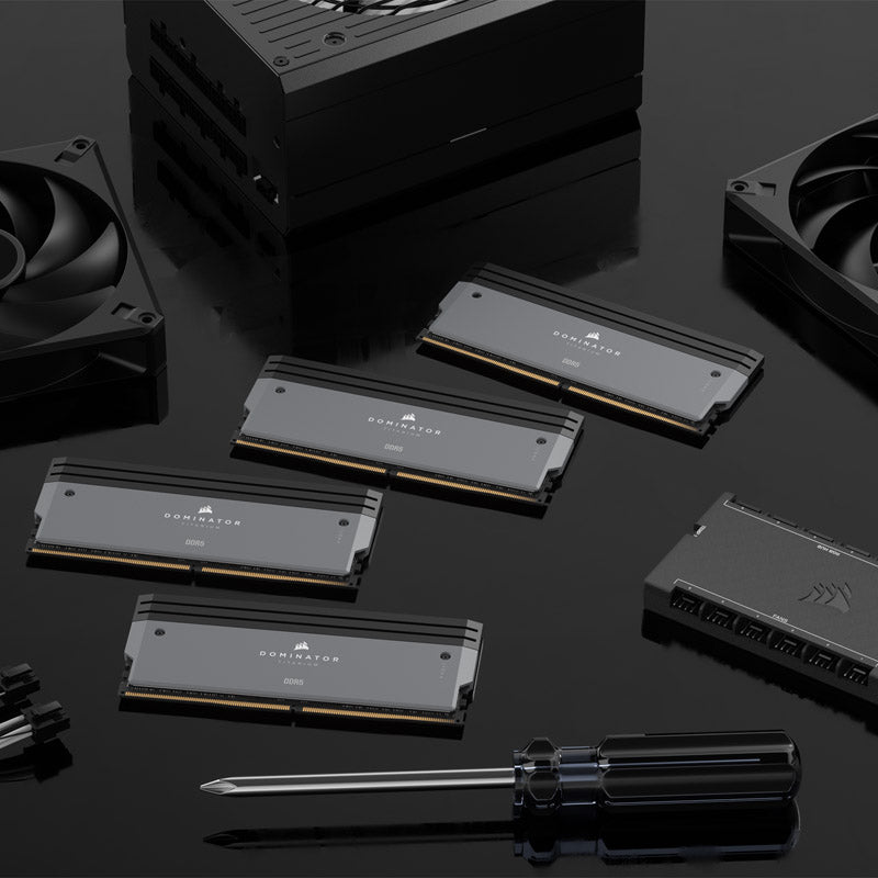 Corsair Dominator Titanium EXPO RGB 32GB (2X16GB) DDR5 C30 6000MHz Dual Channel Kit