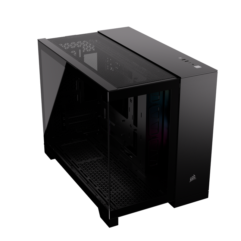 Corsair iCUE LINK 2500X RGB Micro ATX Dual Chamber PC Case - Black CC-9011267-WW