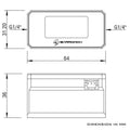 Barrow Digital OLED Display Flow and Temperature Sensor - White