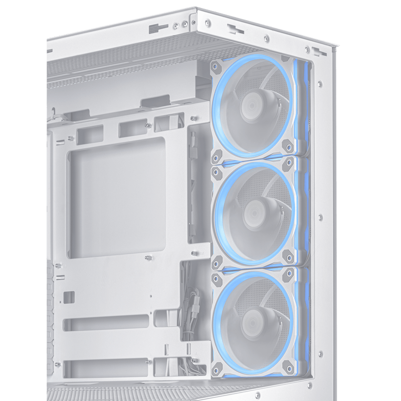 Asus A31 PLUS TG ARGB Mid Tower Case - White