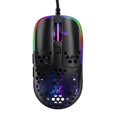 Cherry Xtrfy MZ1 Ultra-Light ZY’S RAIL USB RGB Optical Gaming Mouse - Black (MZ1-RGB-BLACK-TP)