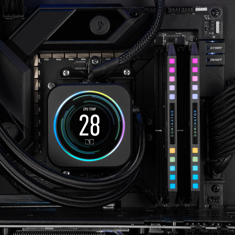 Corsair Dominator Platinum RGB EXPO 64GB (2X32GB) DDR5 PC5-48000C30 6000MHz Dual Channel Kit