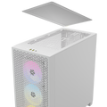 Corsair 3000D RGB Tempered Glass Mid-Tower - White