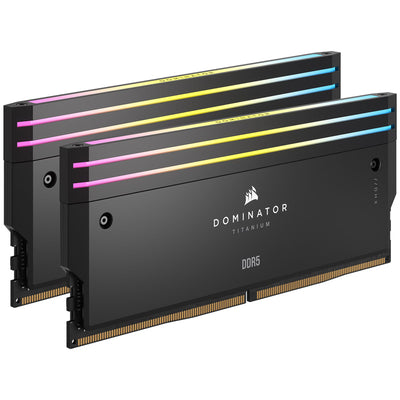 Corsair Dominator Titanium RGB XMP 64GB (2X32GB) DDR5 C30 6000MHz Dual Channel Kit