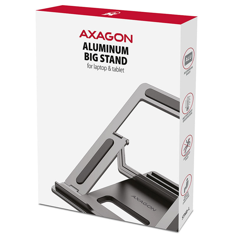 AXAGON STND-L ALU Stand for 10 to 16 Inch Laptops