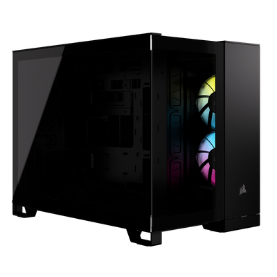 Corsair iCUE LINK 2500X RGB Micro ATX Dual Chamber PC Case - Black CC-9011267-WW