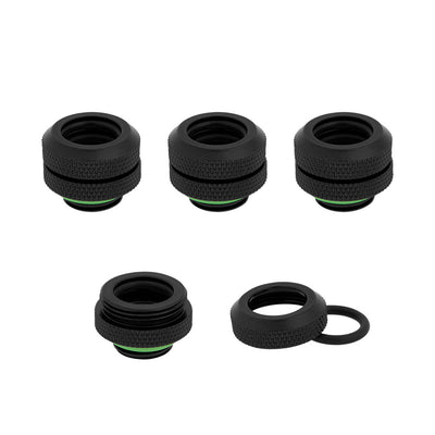 Corsair Hydro X Series XF Hardline 14mm Black Fittings - Four Pack (CX-9052008-WW)