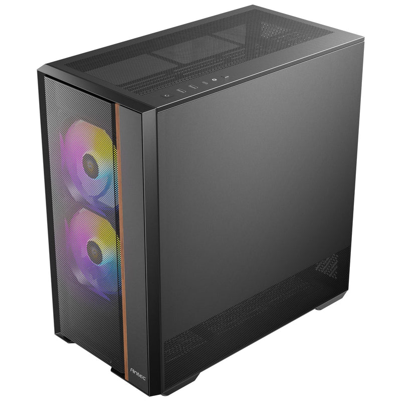 Antec Flux Rear High Airflow ATX Mid Tower Case - Black