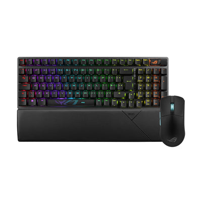 ASUS ROG Strix Scope II 96 and Harpe Ace Keyboard and Mouse Bundle