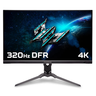 Acer 32" Predator XB323QKV4 3840 x 2160 IPS Dual-Mode 4K 160Hz / FHD 320Hz 1ms FreeSync HDMI 2.1 Widescreen Gaming Monitor