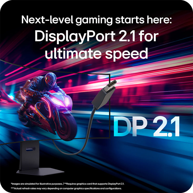 LG UltraGear GX9 5K2K 45GX950A-B 45" WOLED 5120x2160 165Hz 0.03ms FreeSync G-Sync Compatible USB-C HDMI 2.1 DP 2.1 800R Curved Ultrawide Gaming Monitor