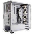 Kolink Observatory Midi Tower RGB Gaming Case - White Tempered Glass Window