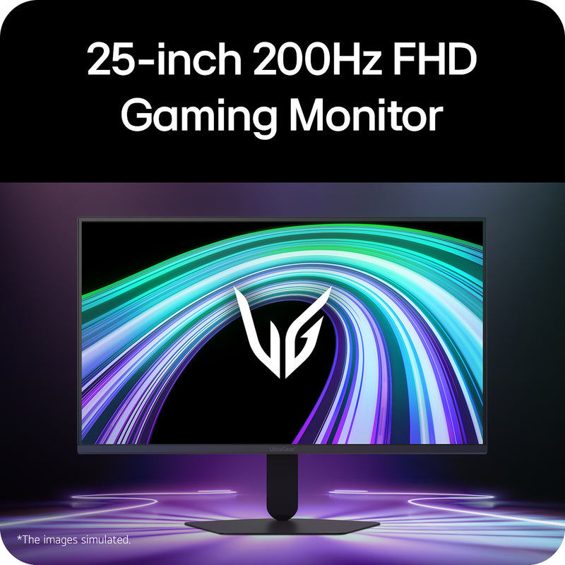 LG UltraGear G5 25G523B-B 25" FHD 200Hz IPS FreeSync/G-Sync Widescreen Gaming Monitor