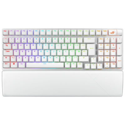 ASUS ROG Strix Scope II 96 Wireless Mechanical ROG NX Snow Gaming Keyboard - White