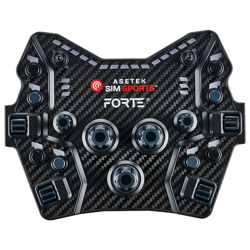 Asetek SimSports Forte GT Button Box - Black Edition