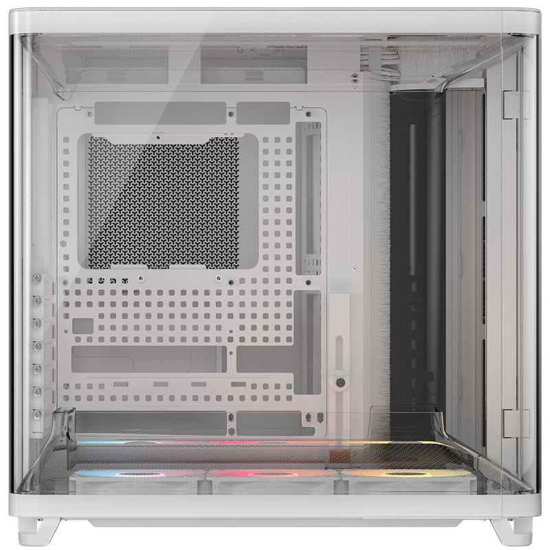 Corsair AIR 5400 RS-R ARGB Triple Chamber Mid-Tower PC Case - White