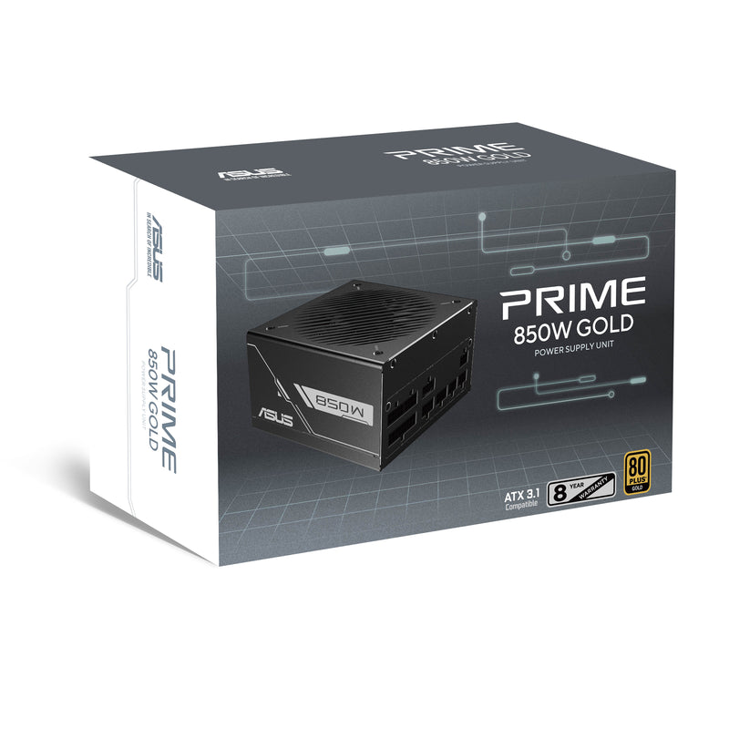 Asus Prime 850W ATX 3.1 PCIe 5.1 80 Plus Gold Modular Power Supply