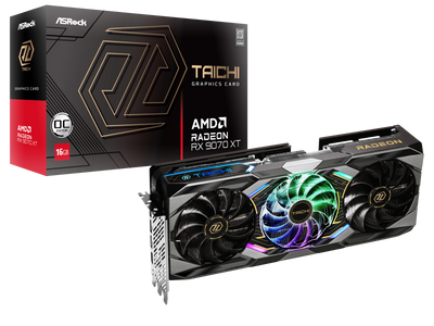Asrock Radeon RX 9070 XT Taichi OC 16GB GDDR6 PCI-Express Graphics Card