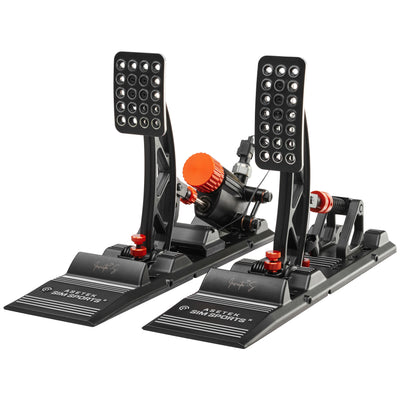 Asetek SimSports Invicta S-Series THORP II Pedalset - Black
