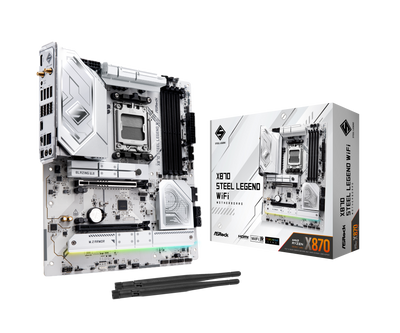 Asrock X870 Steel Legend WIFI (Socket AM5) DDR5 ATX Motherboard