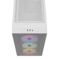 Corsair 3000D RGB Tempered Glass Mid-Tower - White