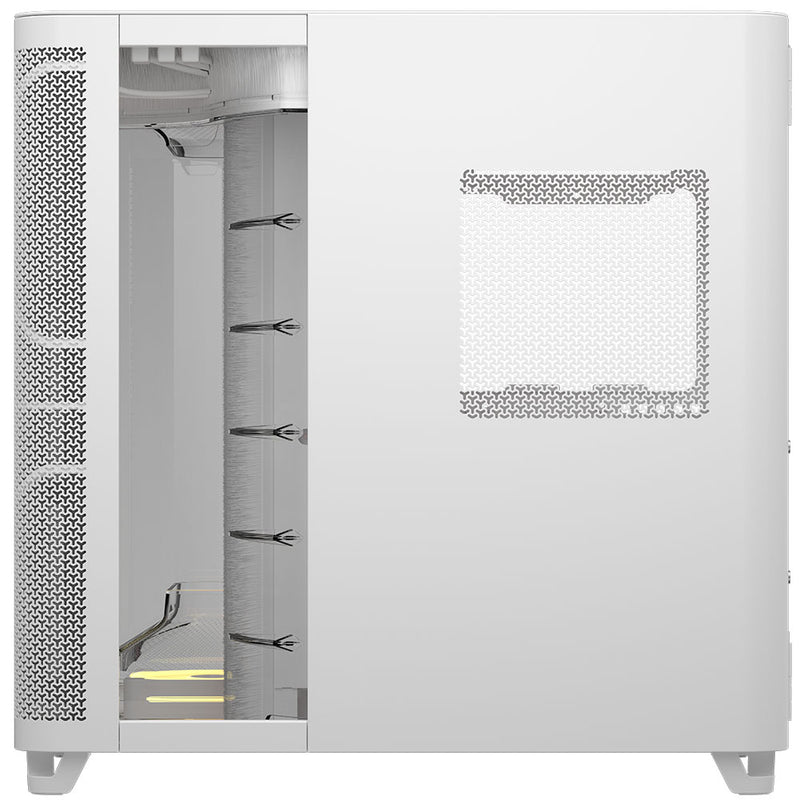 Corsair AIR 5400 LX-R RGB iCUE LINK Triple Chamber Mid-Tower PC Case - White
