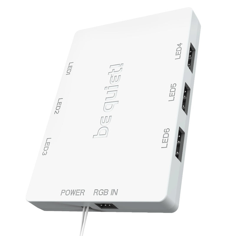 be quiet! Light Wings ARGB 140mm PWM Fan White - Triple Pack