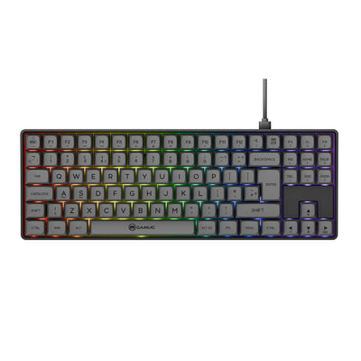 GAMIAC TKL90G 75% USB RGB Mechanical Gaming Keyboard Kailh Red - Black/Grey (UK)