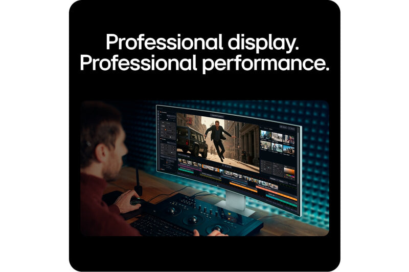 B Grade LG UltraFine 40U990A-W 40" 5120x2160 IPS Black 120Hz FreeSync Thunderbolt 5 Curved Ultrawide Gaming Monitor