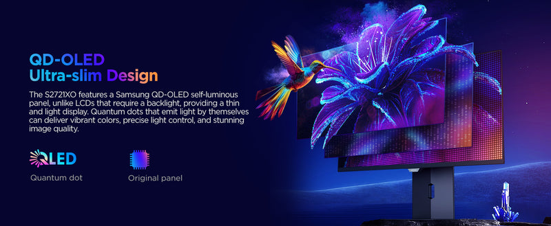 KOORUI 27" S2721XO QD-OLED 2560x1440 240Hz 0.03ms Freesync Widescreen Gaming Monitor