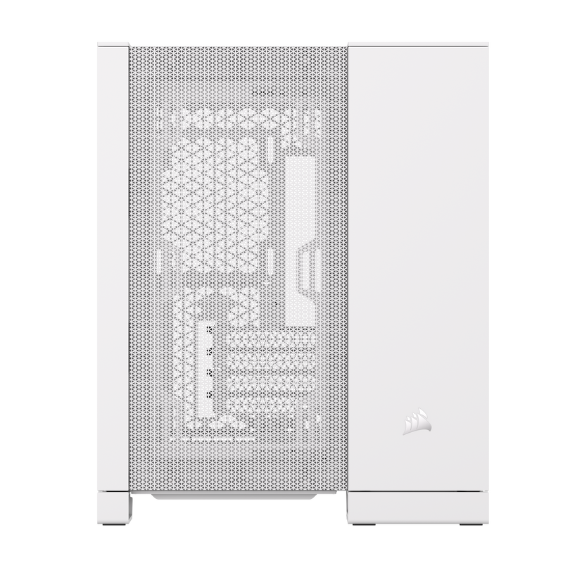 Corsair 2500D AIRFLOW Micro ATX Dual Chamber PC Case – White CC-9011264-WW