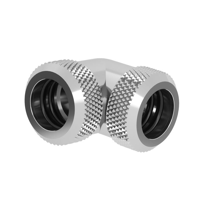 Barrow Multi-Link Adapter 90 Degree 12mm OD to 12mm OD Hard Tube Fitting - Silver