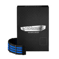 CableMod RT-Series Pro ModMesh Sleeved 12VHPWR Dual Cable Kit for ASUS / Seasonic / Phanteks (Black / Blue)